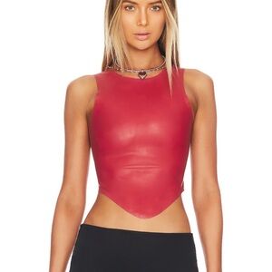 Miaou jinx latex top- Size M